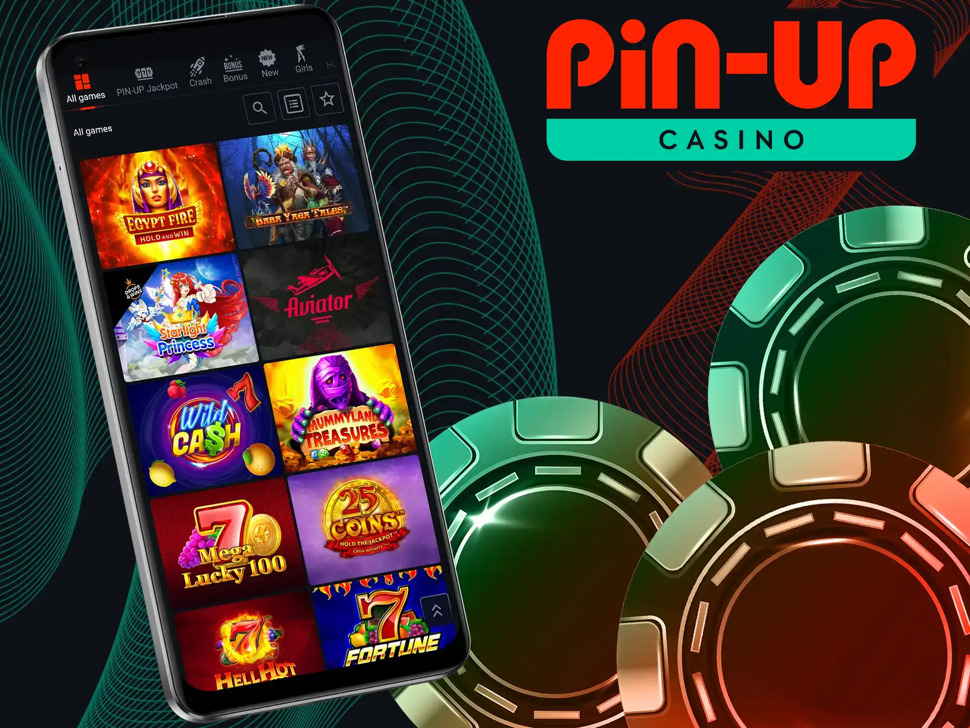 At Pin-Up Casino, you have access to countless gambling entertainment choices.