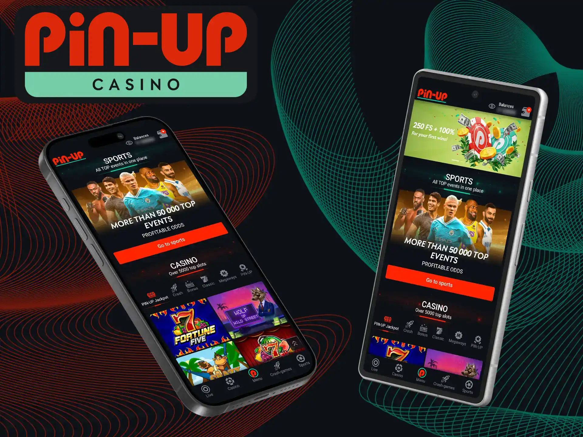 If you prefer not to download the app, you can play straight from the Pin-Up Casino website.