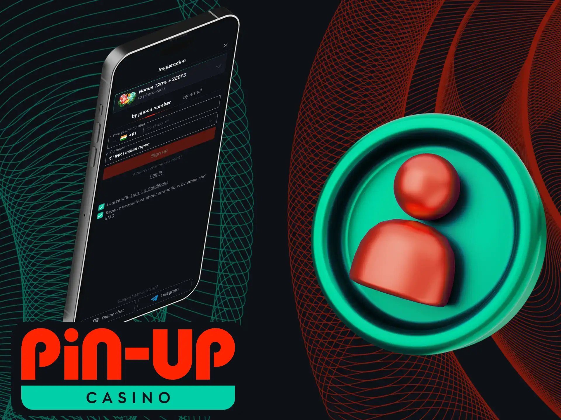 Before you can begin playing games for real money at Pin-Up Casino, you need to complete the registration process.