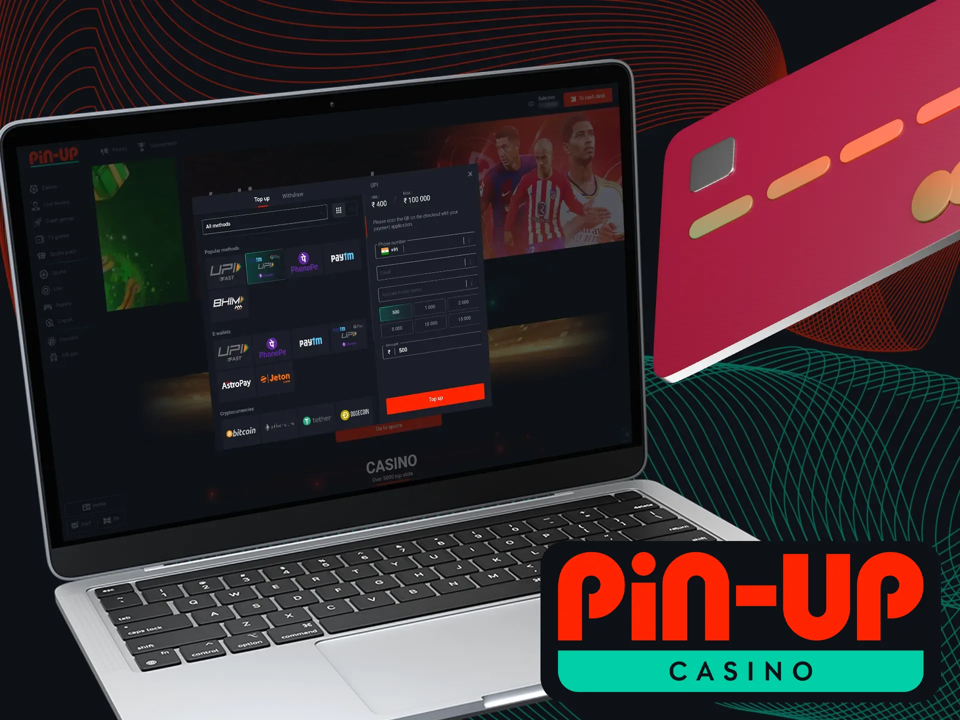 Here you can discover the deposit and withdrawal options offered at Pin-Up Casino.