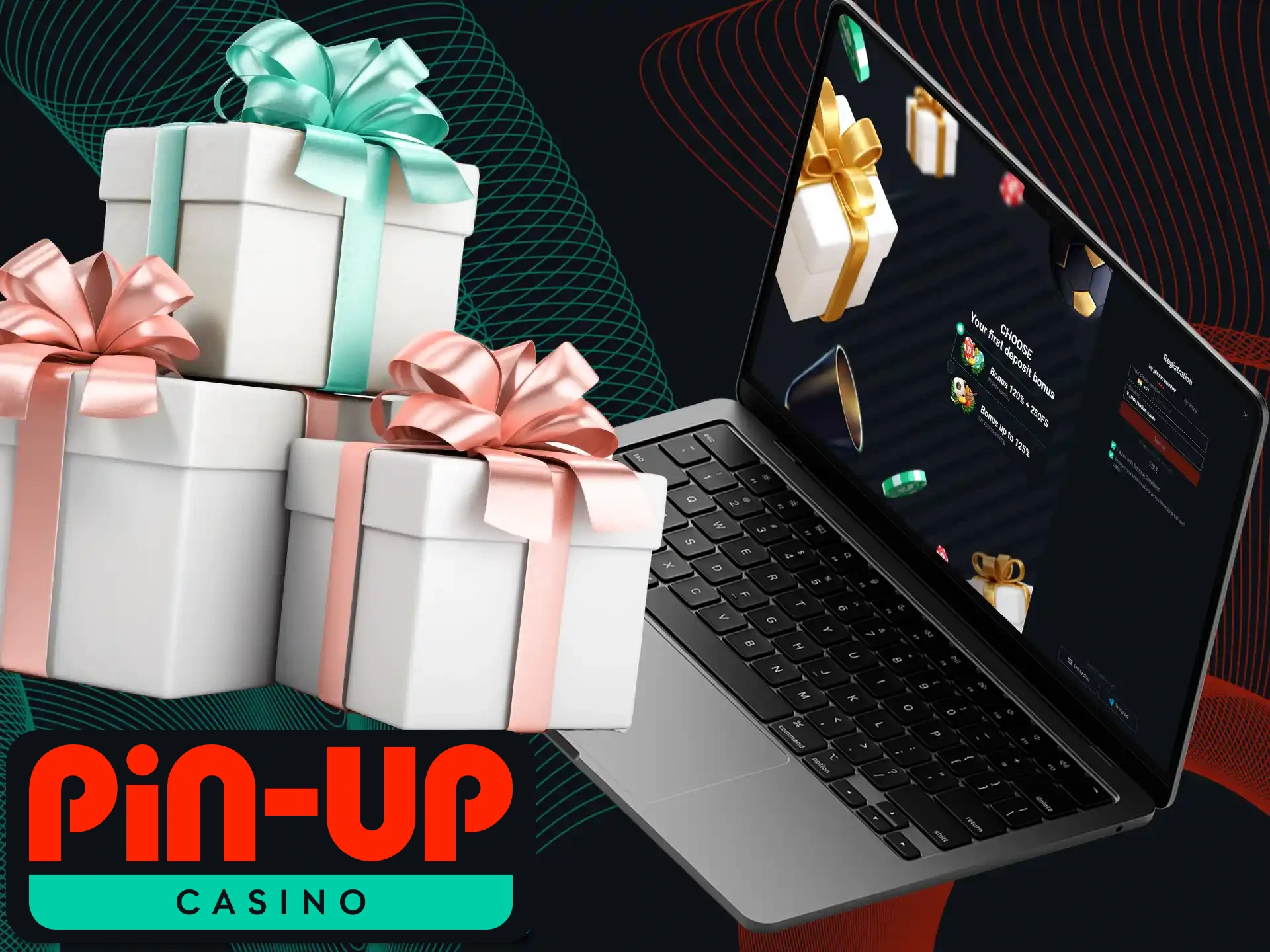 Pin-Up Casino offers a welcome bonus when you make your first deposit.