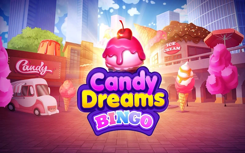 Pin-Up Casino presents a charming bingo-style game adorned with vibrant candy visuals.