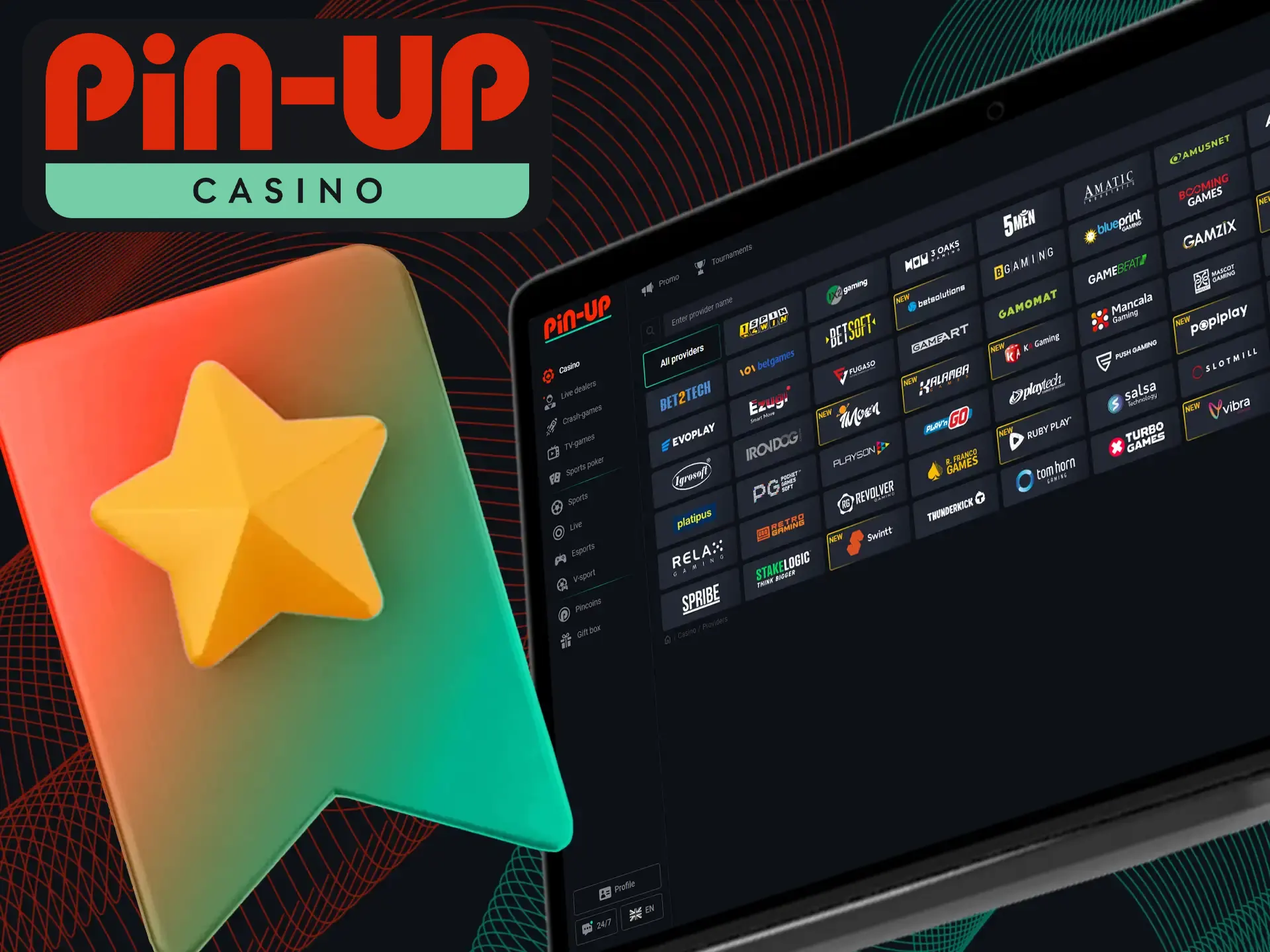 Pin-Up Casino presents a diverse range of slots from leading providers in India.