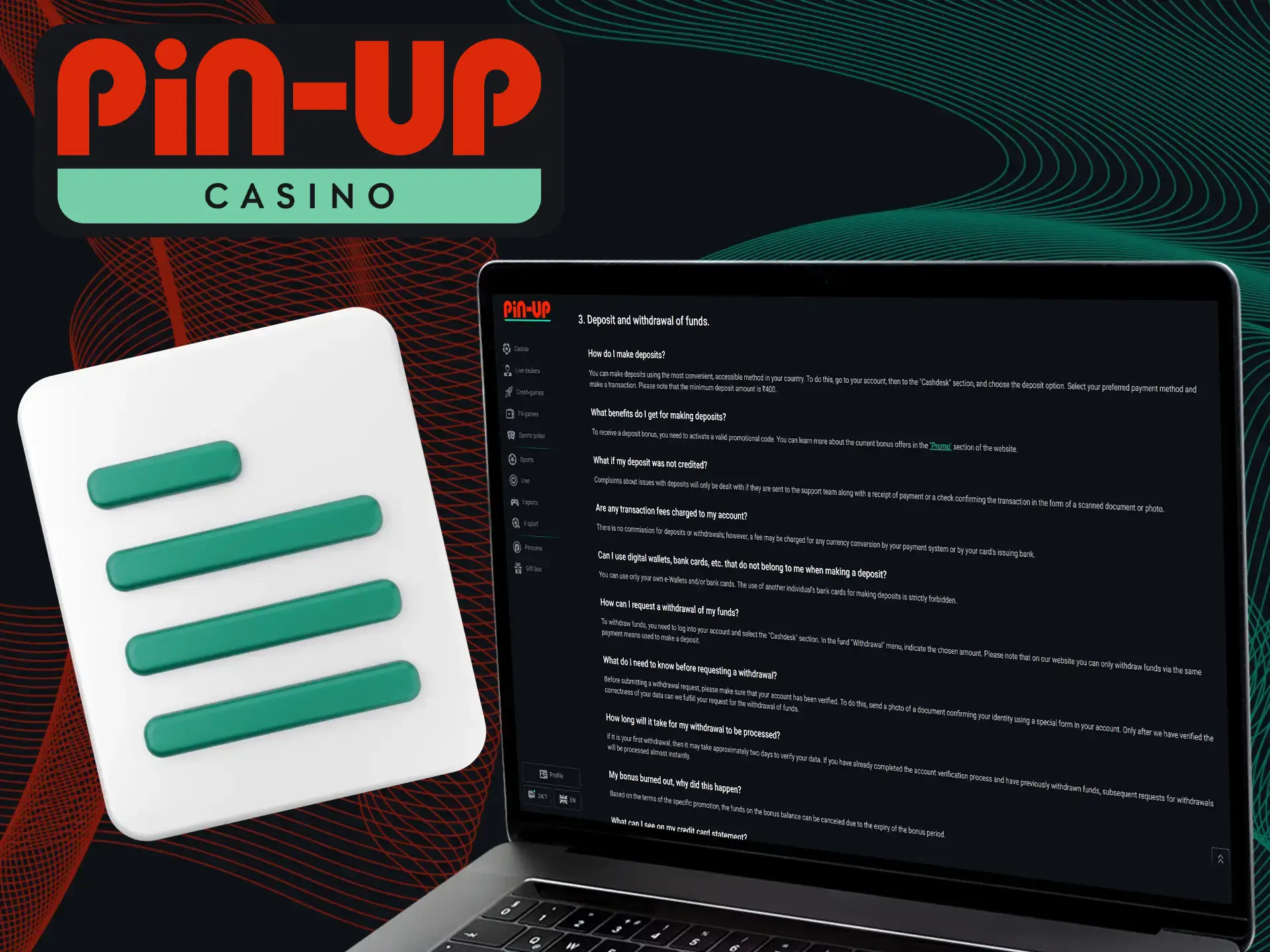 Discover more regarding the withdrawal policies of Pin-Up Casino.